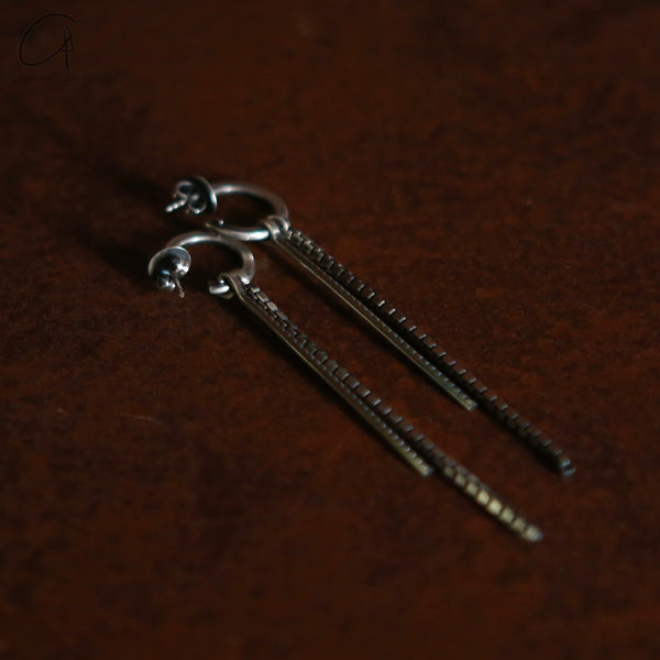 WERKSTATT MUNCHEN 925 silver earrings collection II German high degree of handmade WM-M4539-0 a pair PWM13